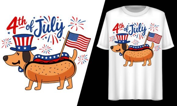4th of July Hot Dog Dog Patriotic SVG Review