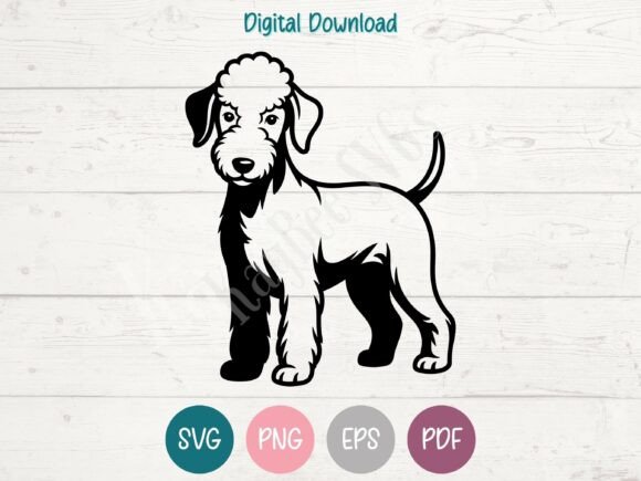 Bedlington Terrier Dog SVG PNG EPS PDF Review