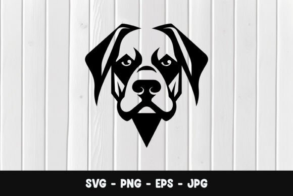 Boxer Dog Face SVG PNG Review for Embroidery Projects