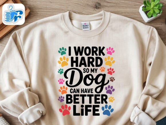 Colorful Paw Print Dog Lover SVG Review