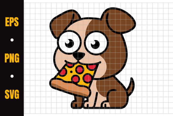 Cute Dog Eating a Slice of Pizza Embroidery Design Review