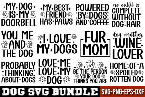 Dog SVG Bundle for Embroidery Projects