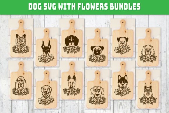 Dog SVG with Flowers Floral Dog BUNDLE Review