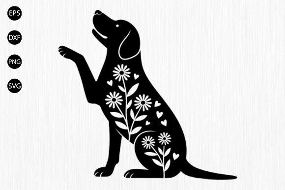 Floral Dog Svg: A Versatile Embroidery Design for Creative Projects