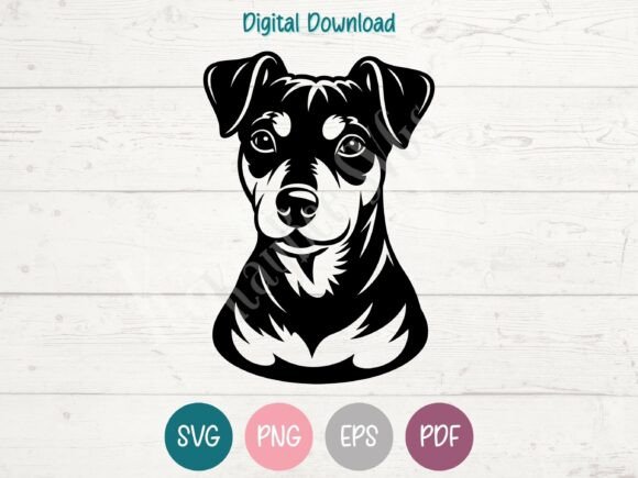 Manchester Terrier Dog SVG PNG EPS PDF