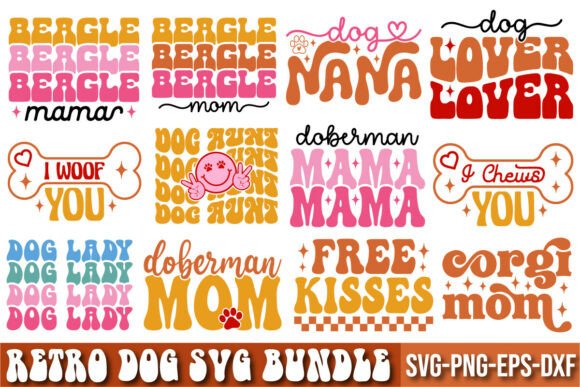 Retro Dog SVG Bundle Review for Embroidery Projects