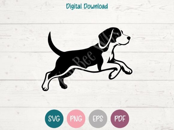 Running Beagle Dog SVG PNG EPS PDF Review