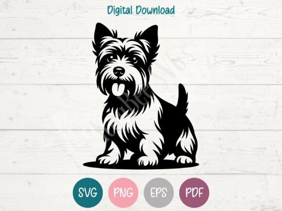 Silky Terrier Dog SVG PNG EPS PDF Review