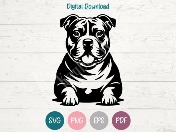Staffordshire Bull Terrier Dog SVG PNG Review