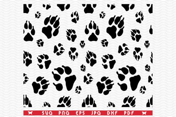 SVG Dog Footprints Seamless Wallpaper Review