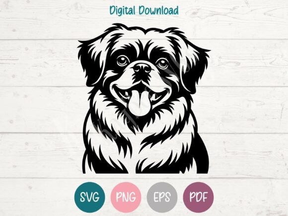 Tibetan Spaniel Dog SVG PNG EPS PDF
