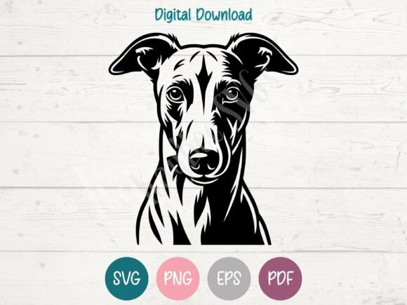 Whippet Dog SVG PNG EPS PDF Design Review